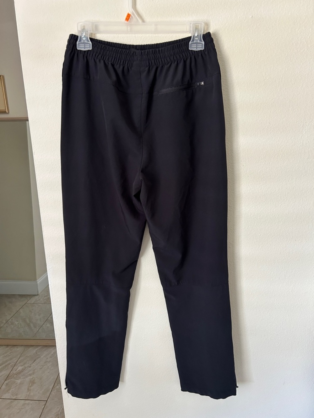 New Balance Black Athletic gym pull on sporty straight leg Pants M Mens - Picture 5 of 12